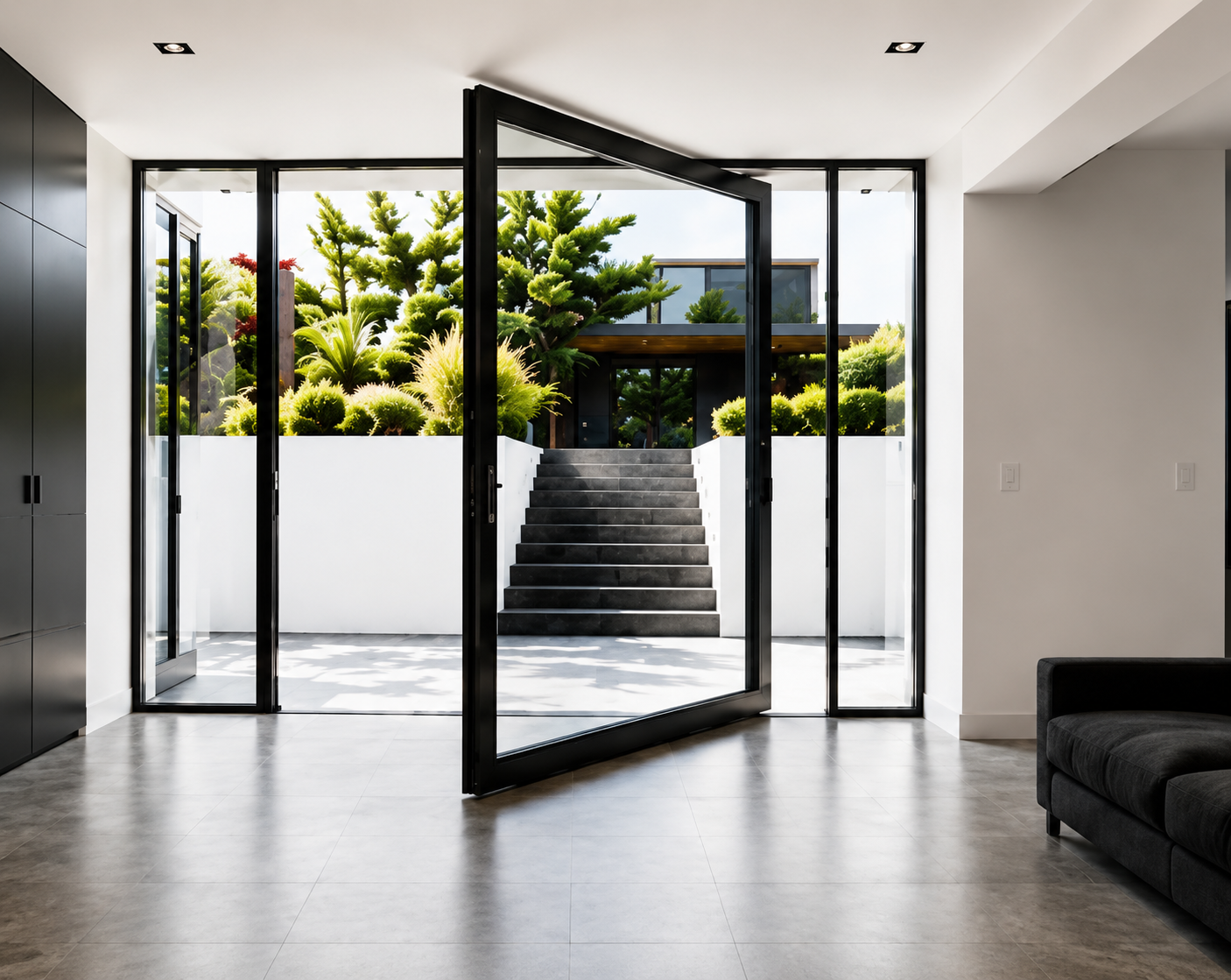 Pivot Door entry system